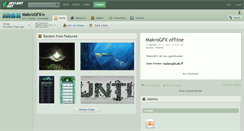 Desktop Screenshot of makrogfx.deviantart.com