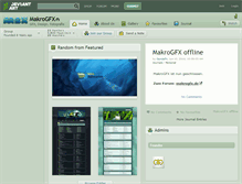 Tablet Screenshot of makrogfx.deviantart.com