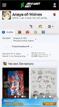 Mobile Screenshot of anaya-of-wolves.deviantart.com