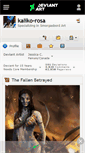 Mobile Screenshot of kaliko-rosa.deviantart.com