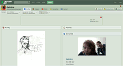 Desktop Screenshot of daimine.deviantart.com