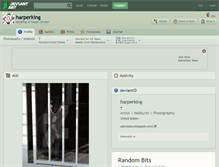 Tablet Screenshot of harperking.deviantart.com