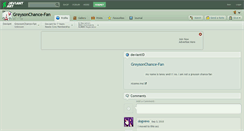 Desktop Screenshot of greysonchance-fan.deviantart.com