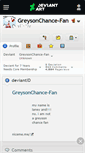 Mobile Screenshot of greysonchance-fan.deviantart.com