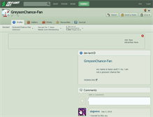 Tablet Screenshot of greysonchance-fan.deviantart.com