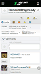 Mobile Screenshot of elementaldragonlady.deviantart.com