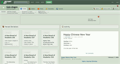 Desktop Screenshot of gale-dragon.deviantart.com