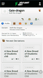 Mobile Screenshot of gale-dragon.deviantart.com