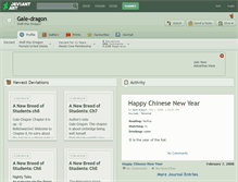 Tablet Screenshot of gale-dragon.deviantart.com