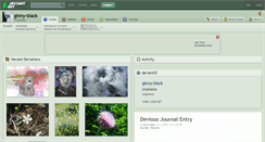 Desktop Screenshot of ginny-black.deviantart.com