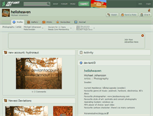 Tablet Screenshot of helloheaven.deviantart.com