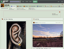 Tablet Screenshot of antvak.deviantart.com