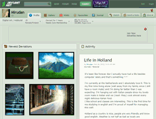 Tablet Screenshot of mirudan.deviantart.com