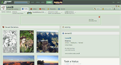 Desktop Screenshot of love2b.deviantart.com