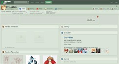 Desktop Screenshot of evy-44bleh.deviantart.com