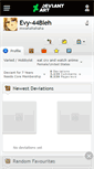 Mobile Screenshot of evy-44bleh.deviantart.com