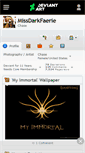 Mobile Screenshot of missdarkfaerie.deviantart.com