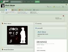 Tablet Screenshot of jrock-yakuza.deviantart.com