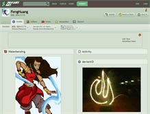 Tablet Screenshot of fenghuang.deviantart.com