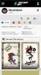 Mobile Screenshot of neverdone.deviantart.com