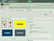 Tablet Screenshot of neverdone.deviantart.com