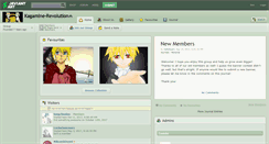 Desktop Screenshot of kagamine-revolution.deviantart.com