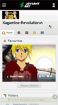 Mobile Screenshot of kagamine-revolution.deviantart.com