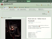 Tablet Screenshot of dreamhunter707.deviantart.com