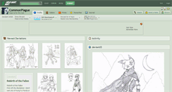 Desktop Screenshot of commonplague.deviantart.com