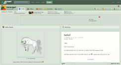 Desktop Screenshot of horse-gurl.deviantart.com