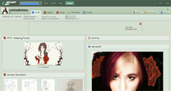 Desktop Screenshot of contradictions.deviantart.com