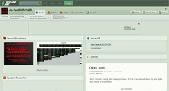Desktop Screenshot of deviantsurvivor.deviantart.com