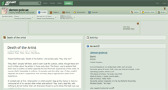 Desktop Screenshot of demon-polecat.deviantart.com