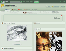 Tablet Screenshot of manuelmishonu.deviantart.com
