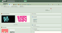 Desktop Screenshot of pepperlu.deviantart.com
