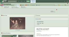 Desktop Screenshot of dontaskdylan.deviantart.com