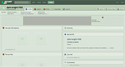 Desktop Screenshot of dark-knight1988.deviantart.com