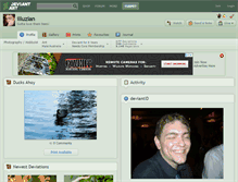 Tablet Screenshot of illuzian.deviantart.com