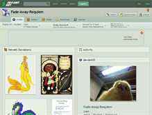 Tablet Screenshot of fade-away-requiem.deviantart.com