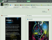 Tablet Screenshot of fringefx.deviantart.com