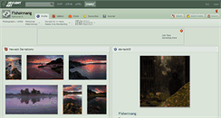 Desktop Screenshot of fishermang.deviantart.com