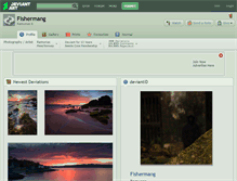 Tablet Screenshot of fishermang.deviantart.com