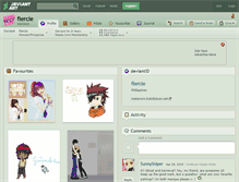 Tablet Screenshot of fiercie.deviantart.com