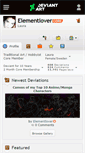 Mobile Screenshot of elementlover.deviantart.com