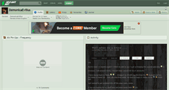 Desktop Screenshot of demonicaevilius.deviantart.com