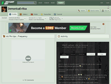 Tablet Screenshot of demonicaevilius.deviantart.com