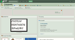 Desktop Screenshot of c-h-m-jewelry.deviantart.com