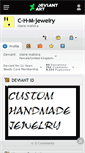 Mobile Screenshot of c-h-m-jewelry.deviantart.com
