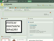 Tablet Screenshot of c-h-m-jewelry.deviantart.com