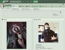 Tablet Screenshot of chriskroll.deviantart.com